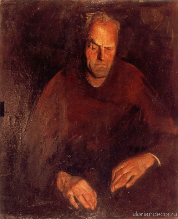 Виктор Головий - "Портрет отца", 1983. 100x70 см. Холст, масло. Собственность автора.