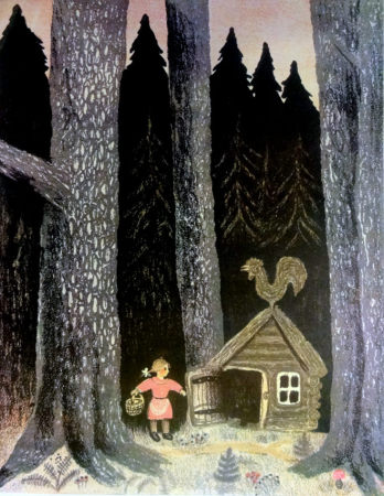 Юрий Васнецов. Иллюстрация к сказке Л.Н. Толстого "Три медведя". 1935 г.