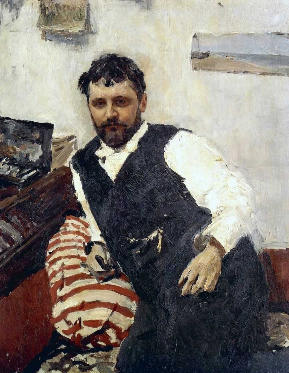 В.А. Серов. Портрет художника К. А. Коровина, 1891 г.