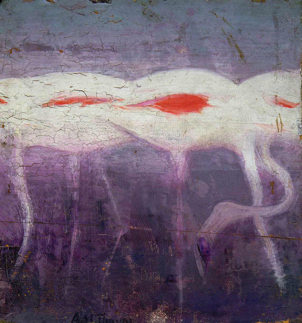 Abbott Handerson Thayer - White Flamingoes